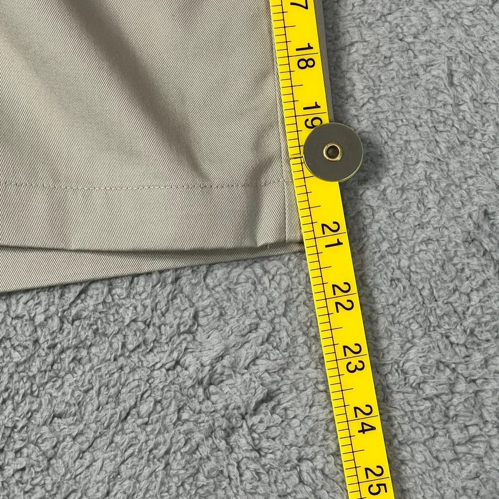 Nike Golf Chino Shorts 100% Cotton Pleated Front Beige Men's Size 34 VTG‎ NWT